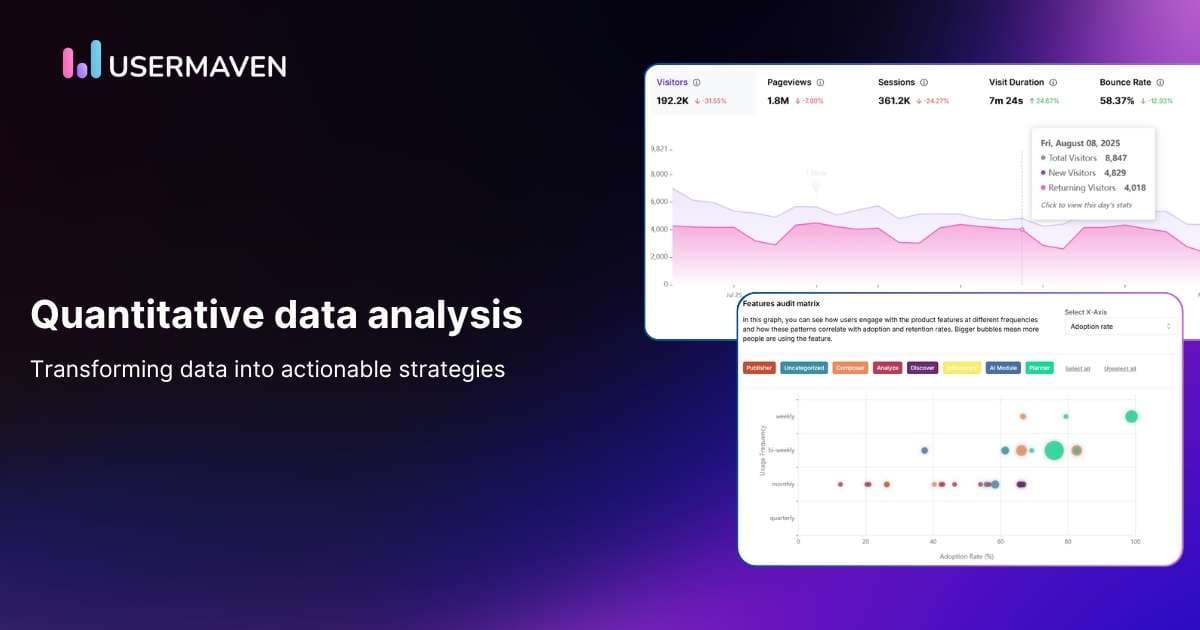 Leveraging quantitative data analysis for SaaS growth